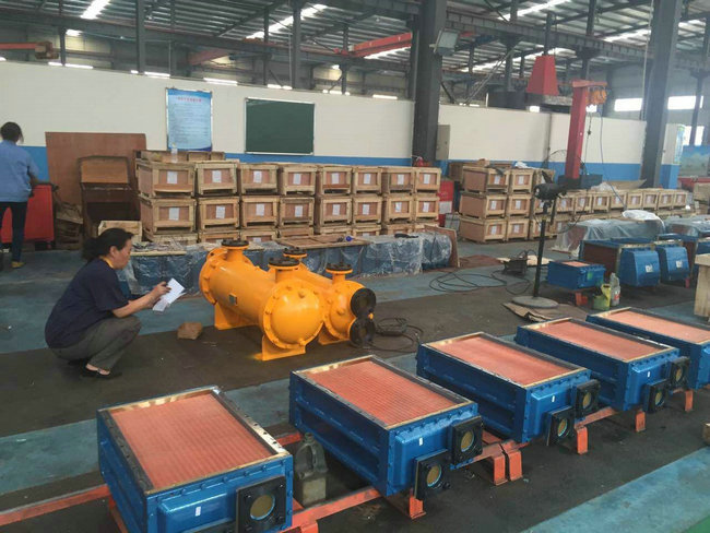 潍柴250机空冷器